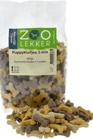 Zoolekker Puppykluifjes 3-Mix 400 gr Nu Kopen
